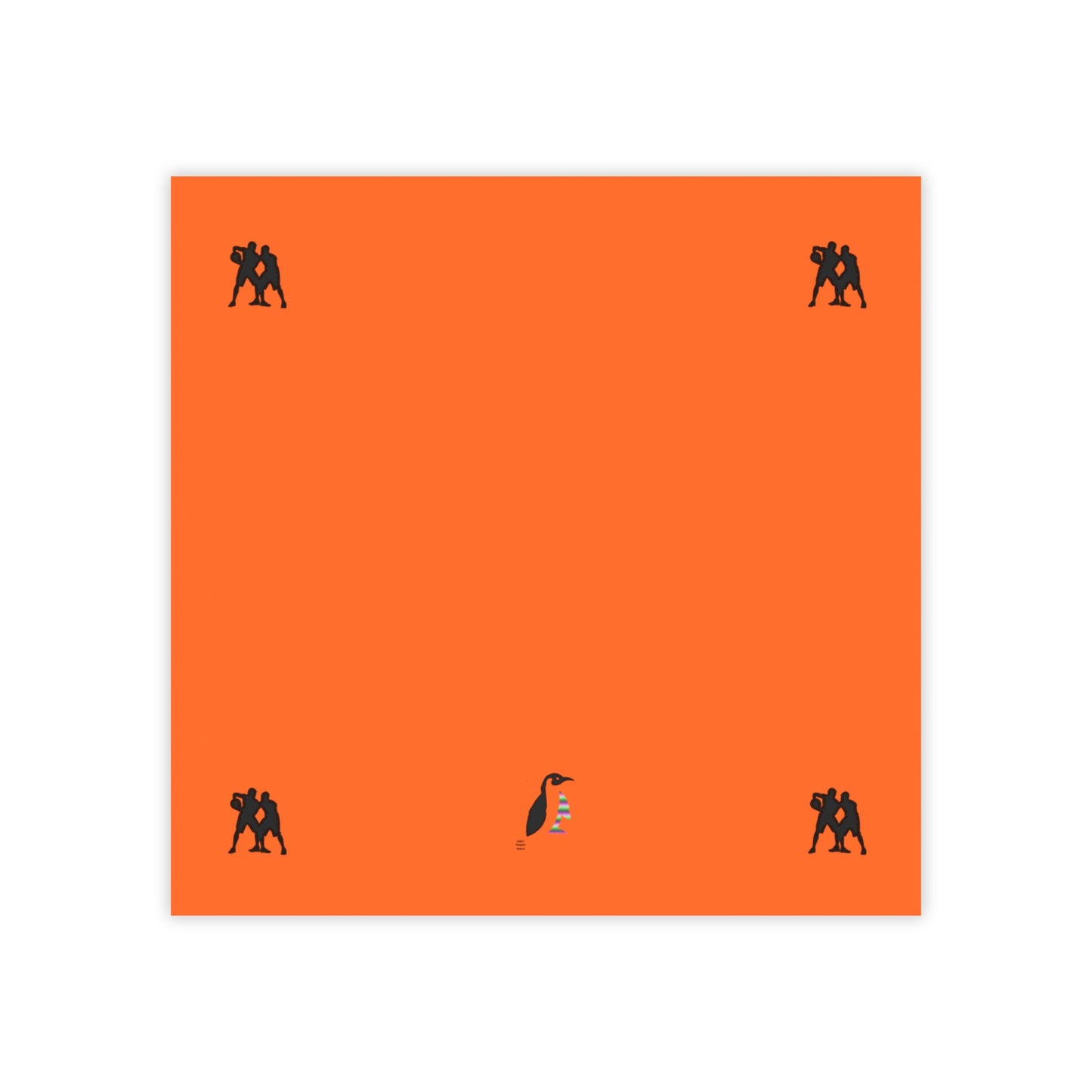 Post-it® Note Pads: Basketball Orange