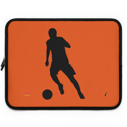 Laptop Sleeve: Soccer Orange