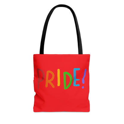 Tote Bag: LGBTQ Pride Red