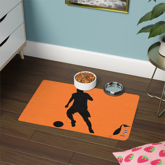 Pet Food Mat: Soccer Crusta