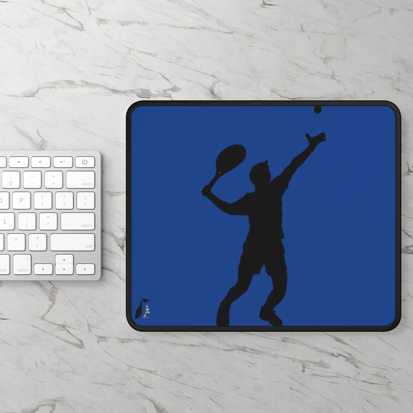 Gaming Mouse Pad: Tennis Dark Blue