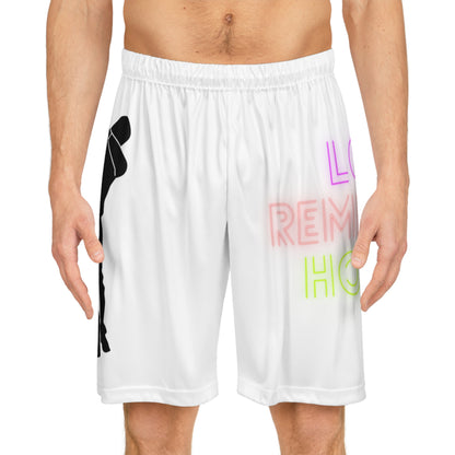 Basketball Shorts: Dance White