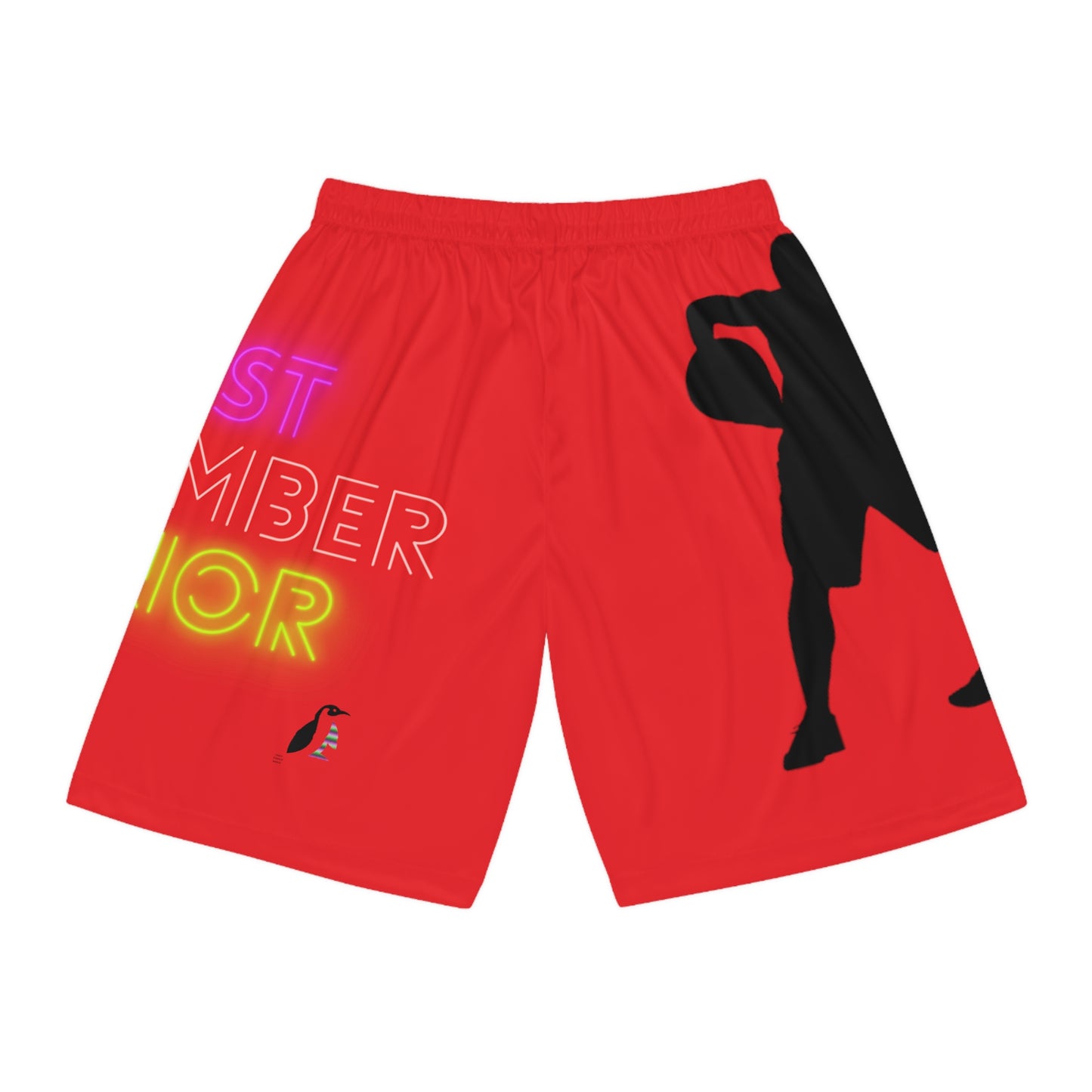 Basketball Shorts: Basketball Red