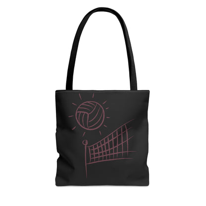 Tote Bag: Volleyball Black