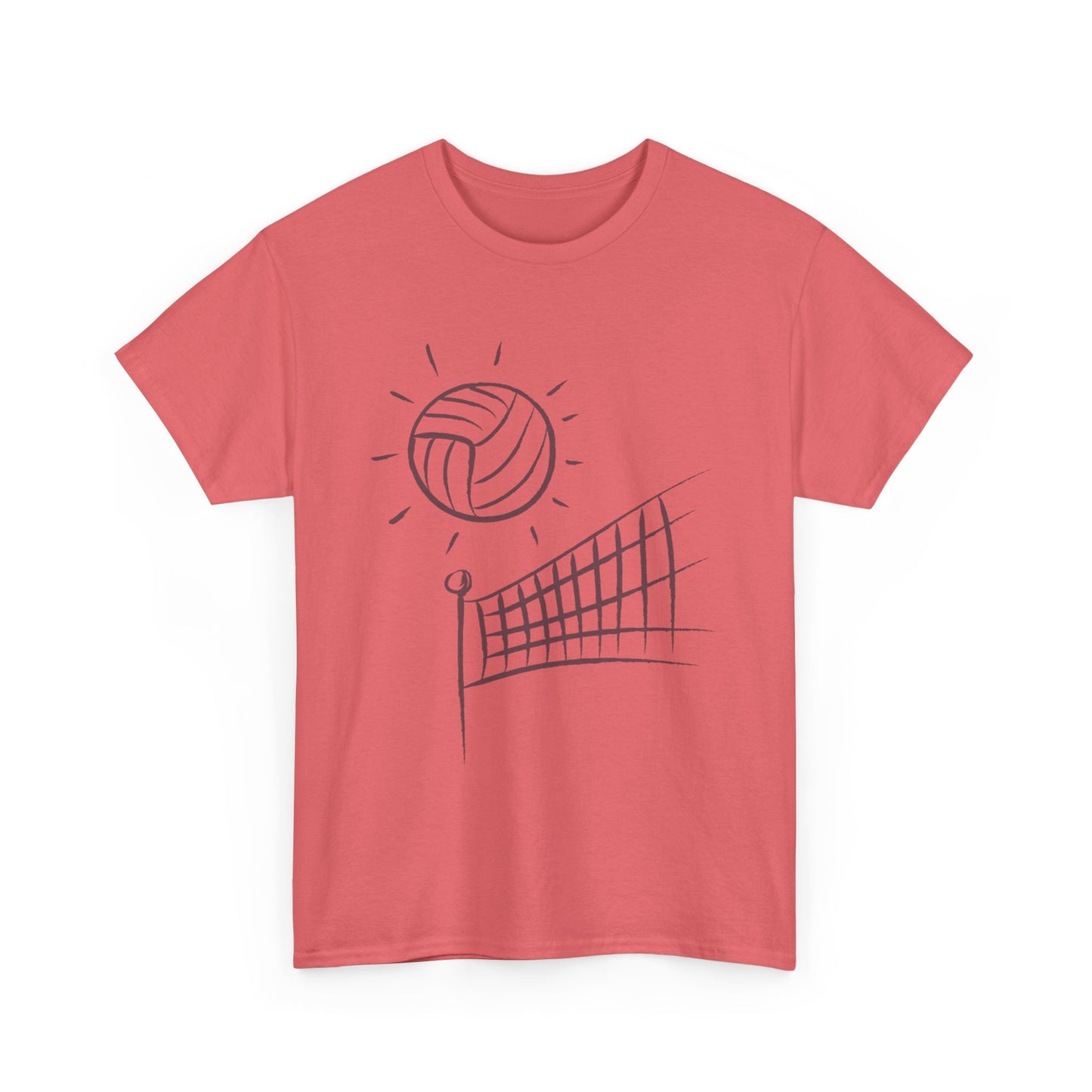 Heavy Cotton Tee: Volleyball #1