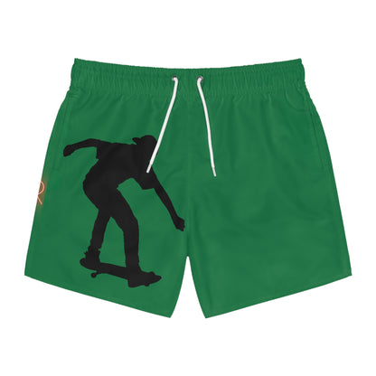 Swim Trunks: Skateboarding Dark Green