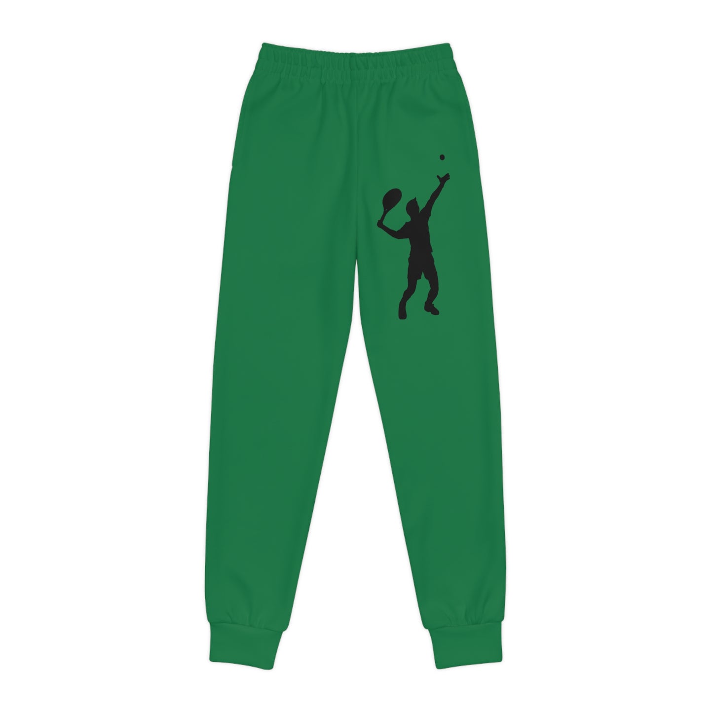 Youth Joggers: Tennis Dark Green