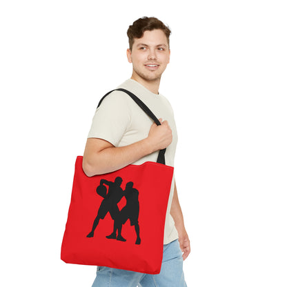 Tote Bag: Basketball Red