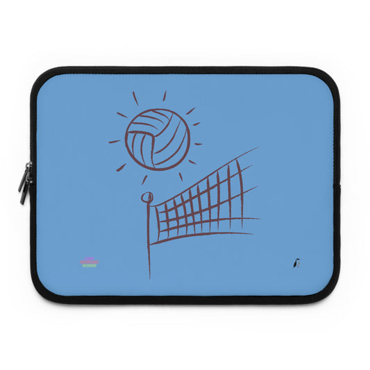 Laptop Sleeve: Volleyball Lite Blue