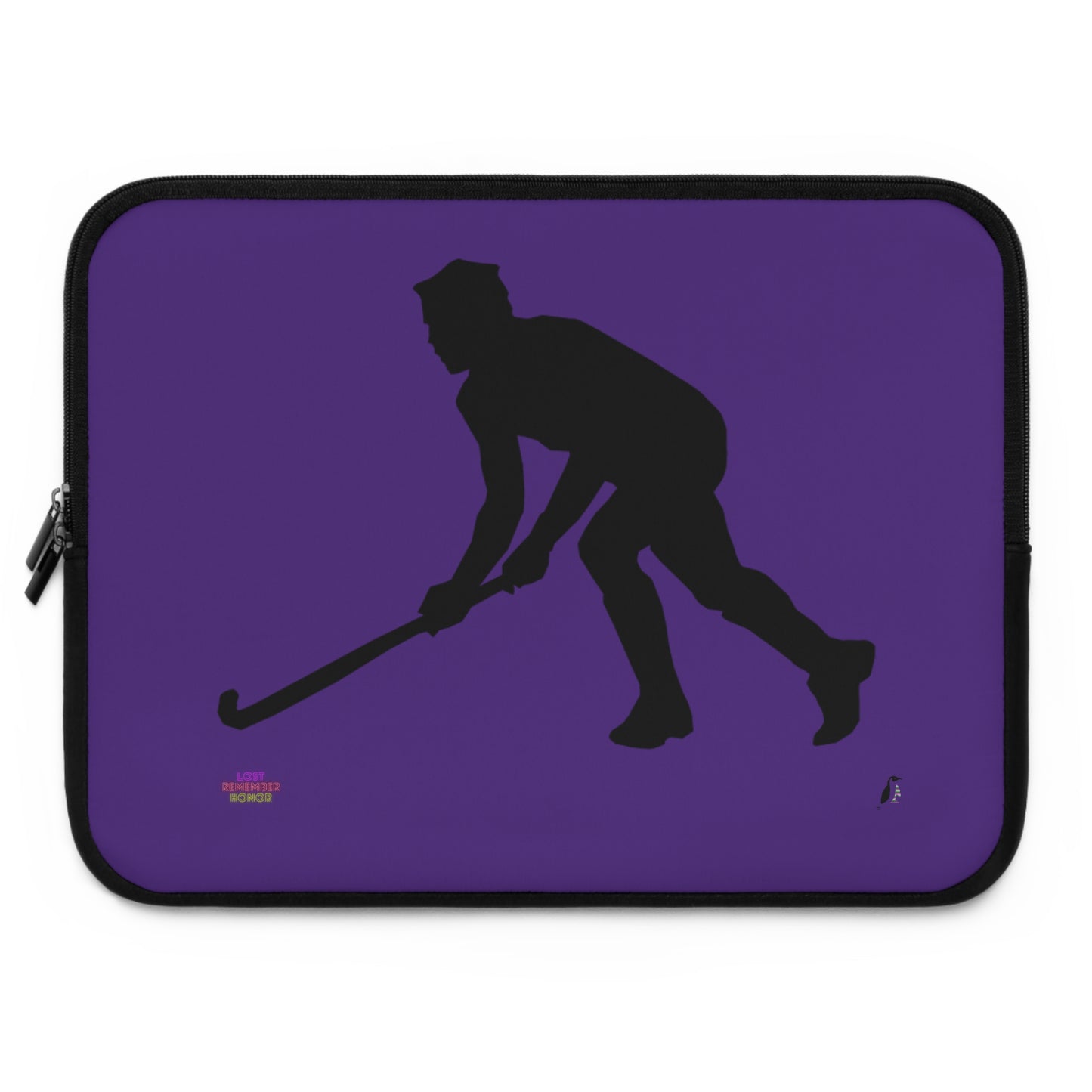 Laptop Sleeve: Hockey Purple