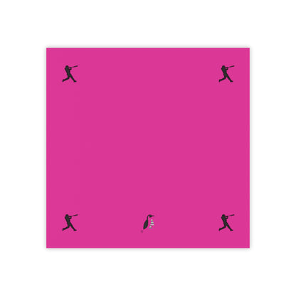 Post-it® Note Pads: Baseball Pink