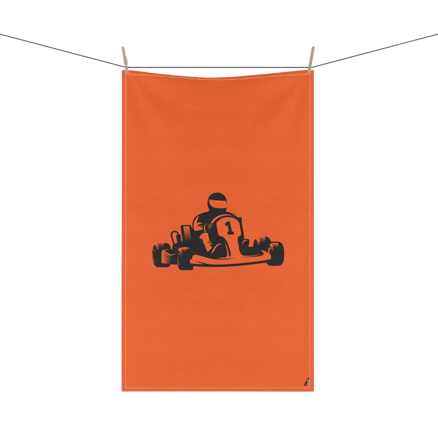 Kitchen Towel: Racing Orange