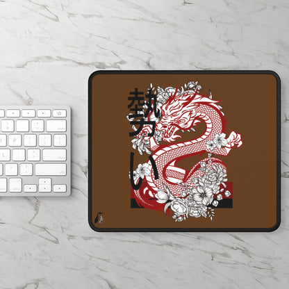 Gaming Mouse Pad: Dragons Brown