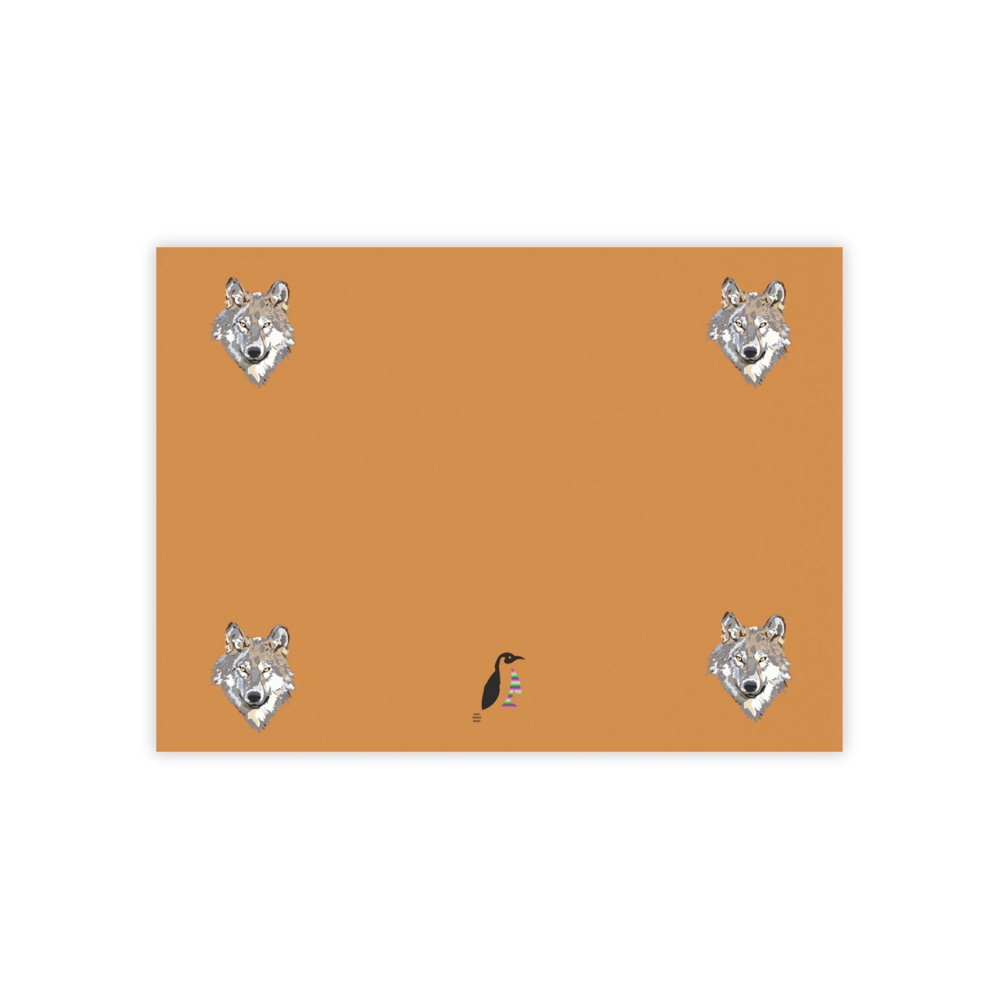 Post-it® Note Pads: Wolves Lite Brown