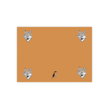 Post-it® Note Pads: Wolves Lite Brown