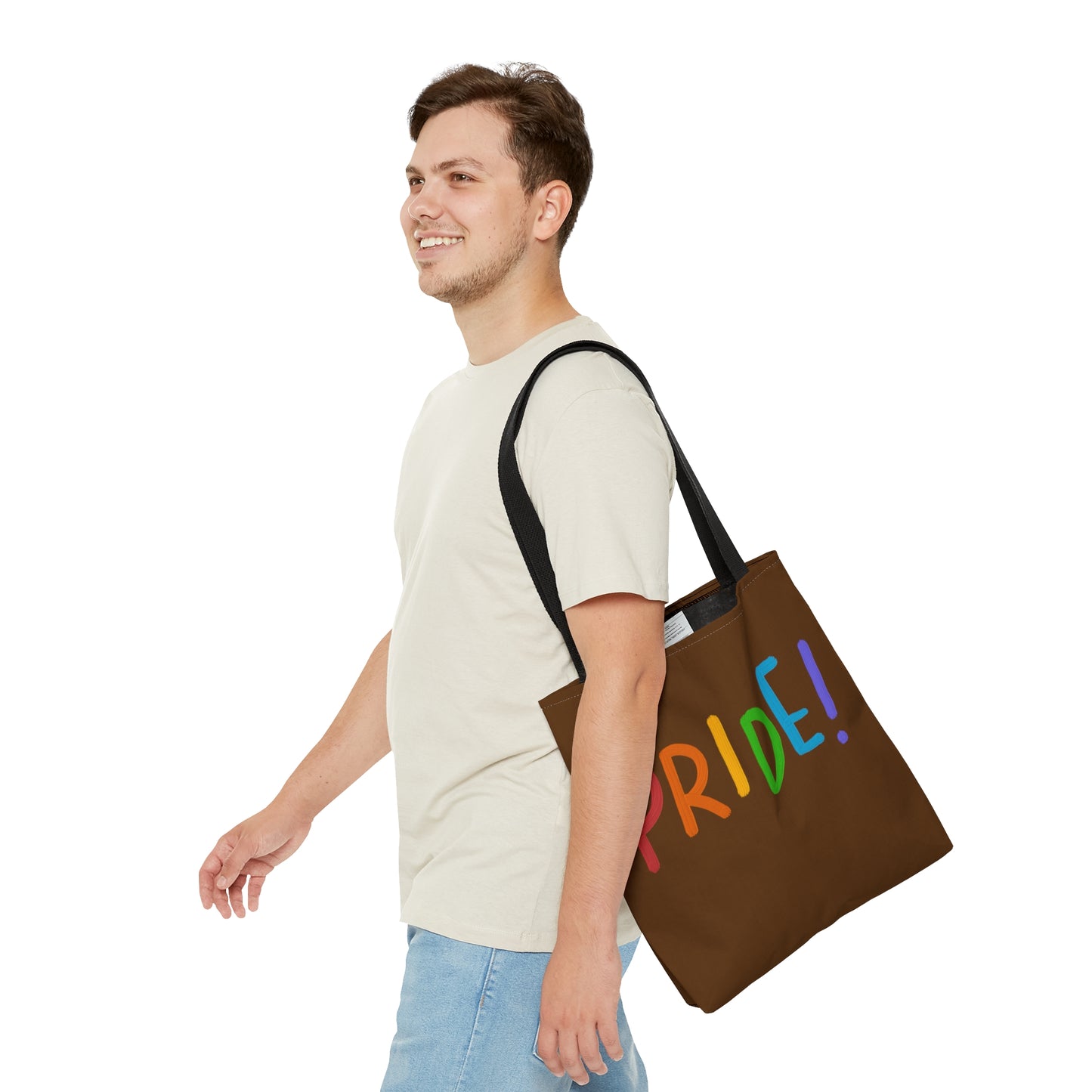 Tote Bag: LGBTQ Pride Brown