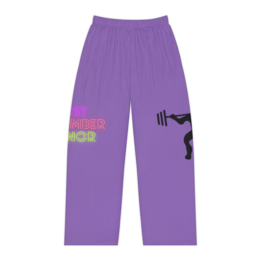 Pambabaeng Pajama Pants: Weightlifting Lite Purple 