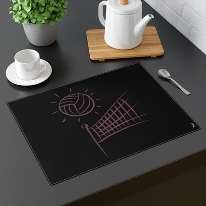 Placemat, 1pc: Volleyball Black