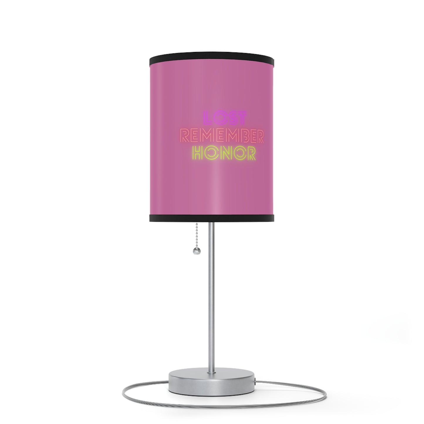 Lamp on a Stand, US|CA plug: Fight Cancer Lite Pink