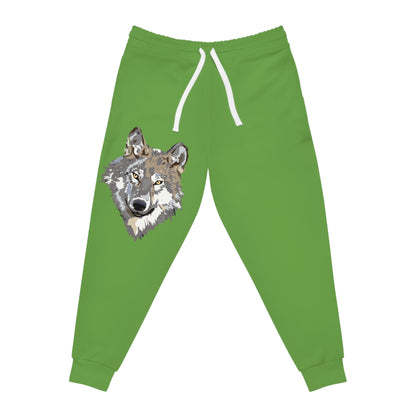 Athletic Joggers: Wolves Green