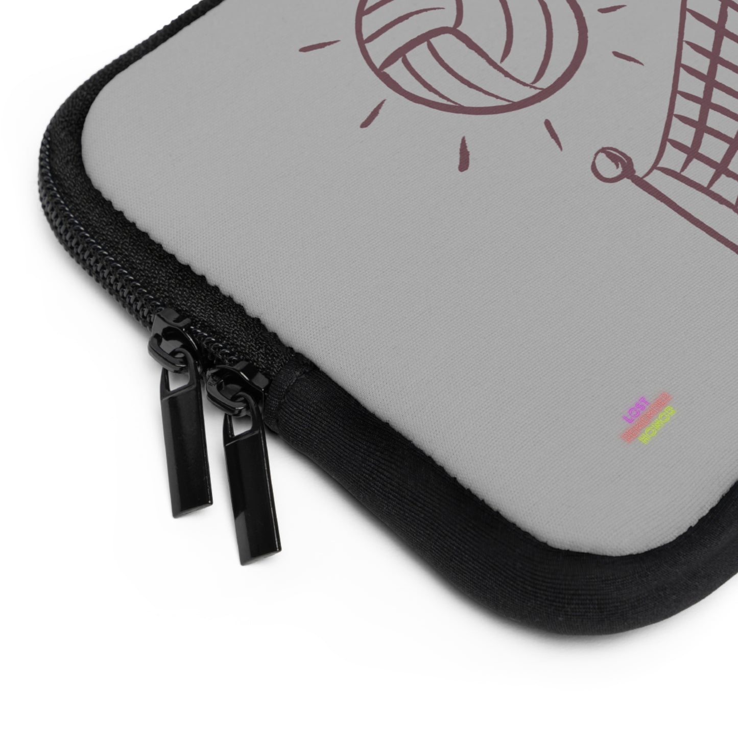 Laptop Sleeve: Volleyball Lite Grey