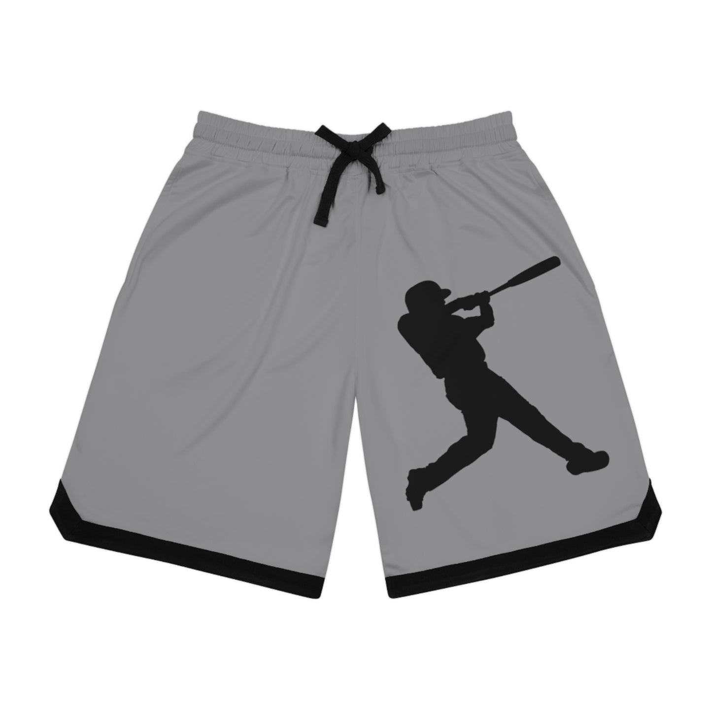 Basketball Rib Shorts: Baseball Grey