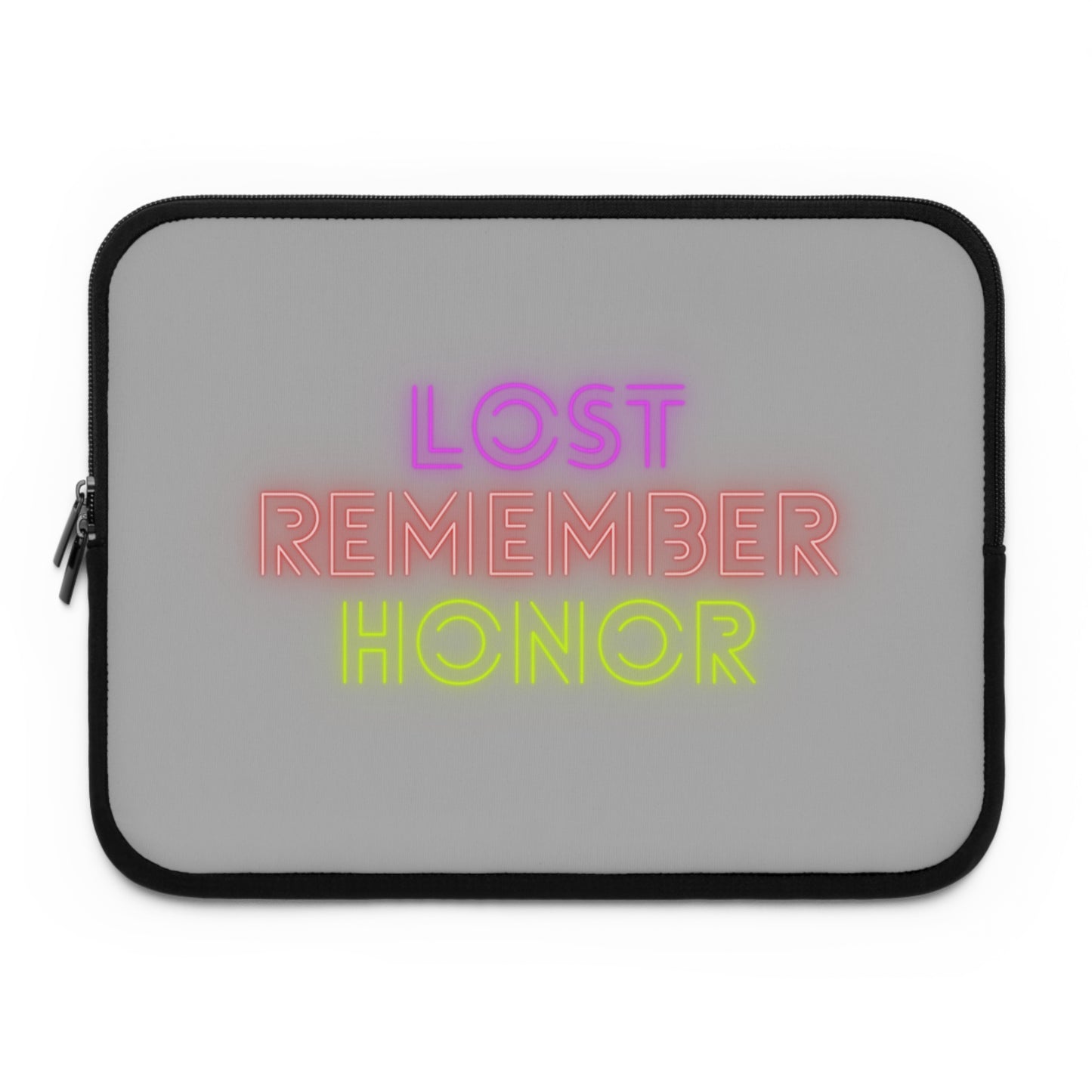 Laptop Sleeve: Lost Remember Honor Lite Grey