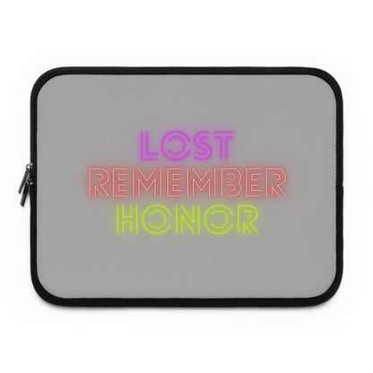 Laptop Sleeve: Lost Remember Honor Lite Grey