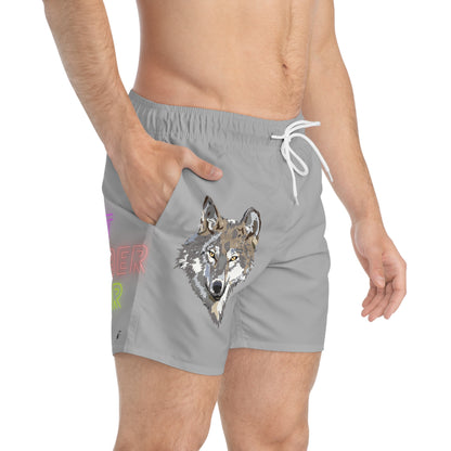 Swim Trunks: Wolves Lite Grey