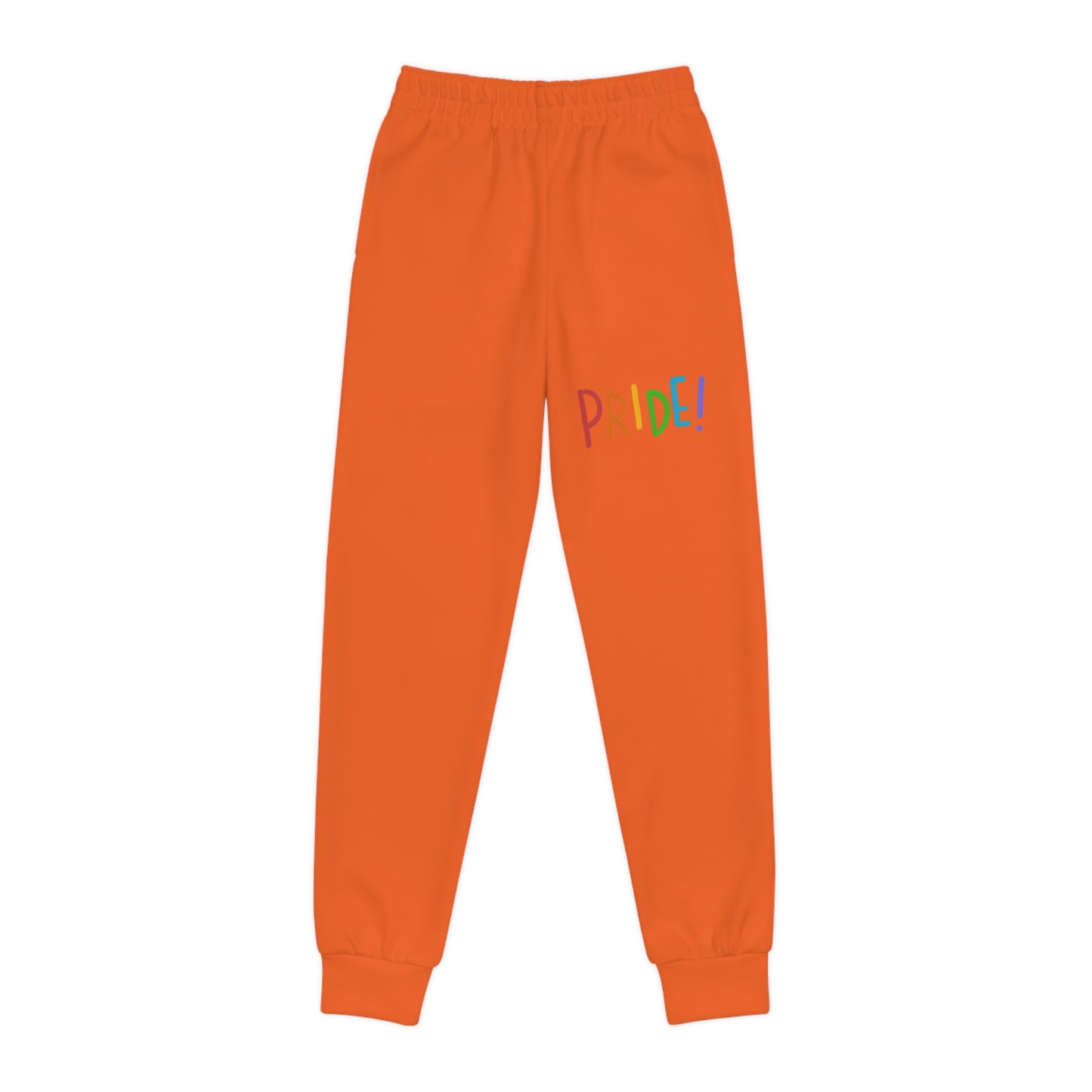 Youth Joggers: LGBTQ Pride Orange