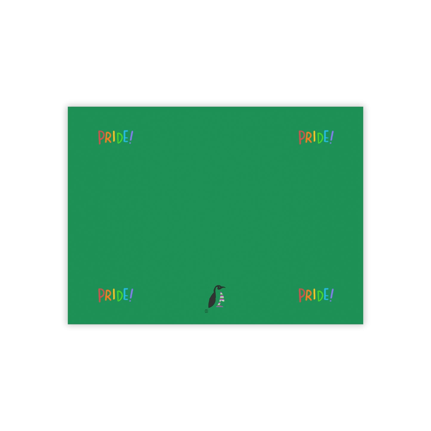 Post-it® Note Pads: LGBTQ Pride Dark Green