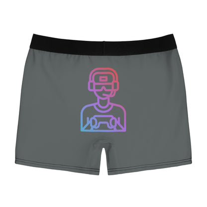 Men's Boxer Briefs: Gaming Dark Grey