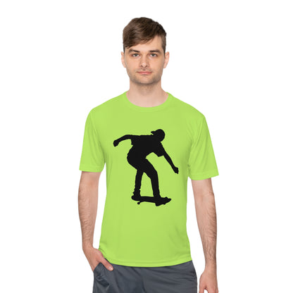 Moisture Wicking Tee: Skateboarding #2