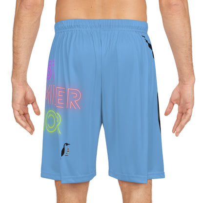 Basketball Shorts: Dance Lite Blue