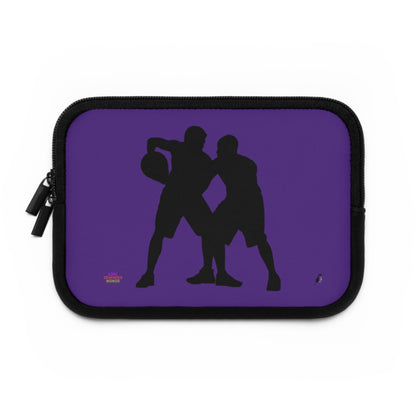 Laptop Sleeve: Basketball Purple