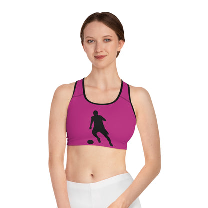 Sports Bra: Soccer Pink