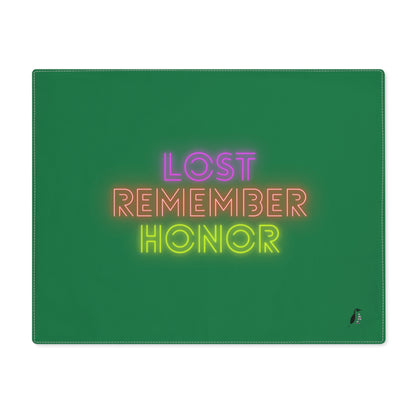 Placemat, 1pc: Lost Remember Honor Dark Green