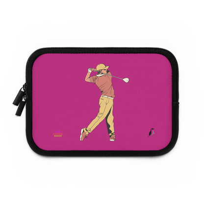 Laptop Sleeve: Golf Pink