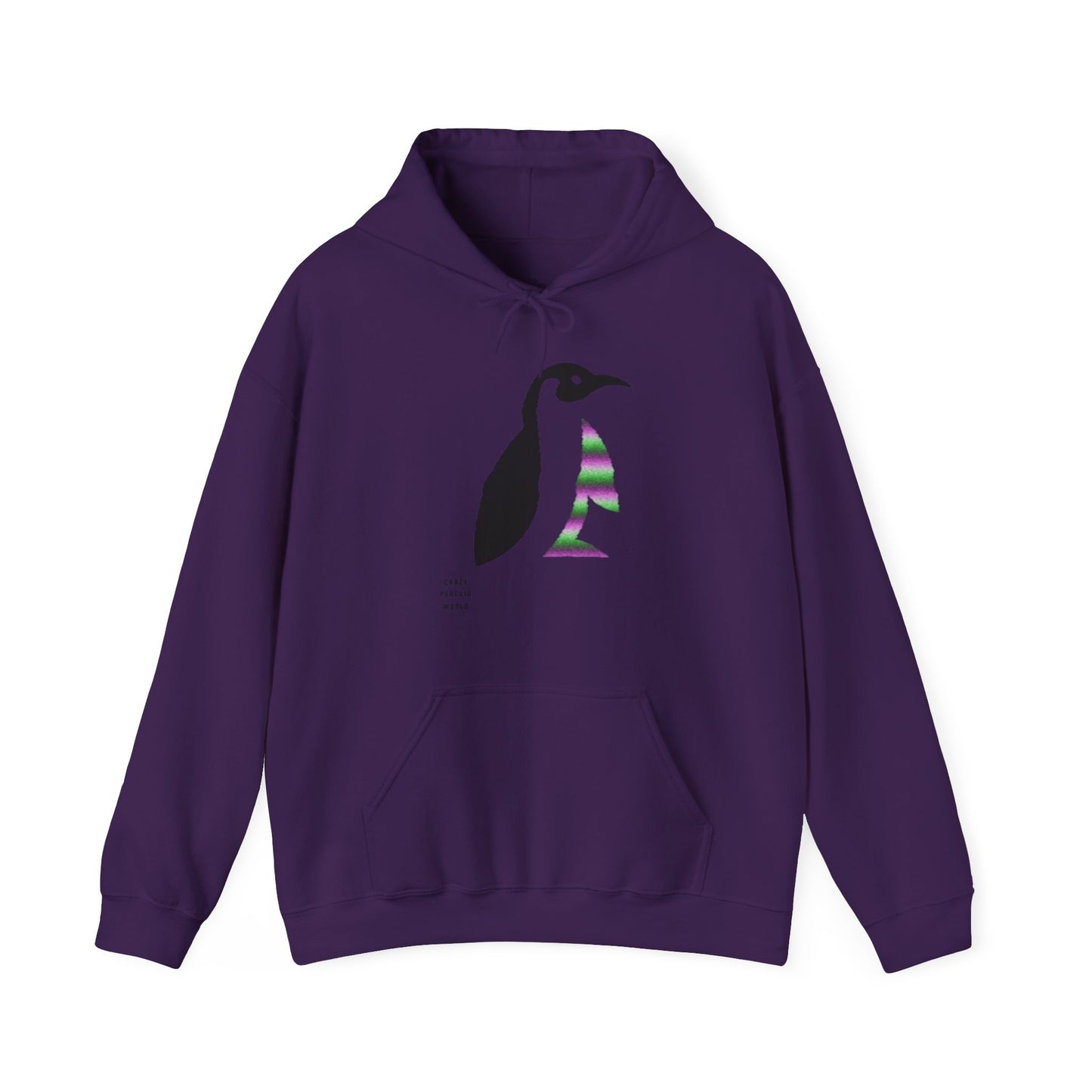 Heavy Blend™ Hooded Sweatshirt: Crazy Penguin World Logo #2