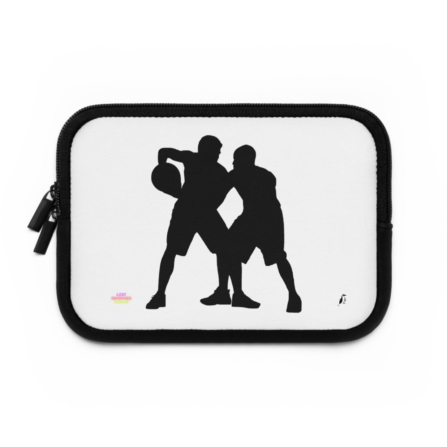 Laptop Sleeve: Basketball White