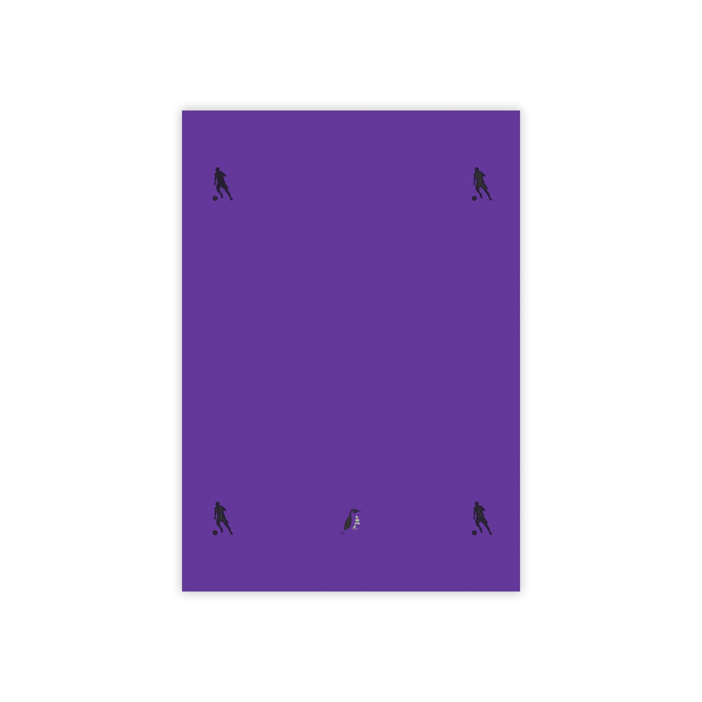 Post-it® Note Pads: Soccer Purple