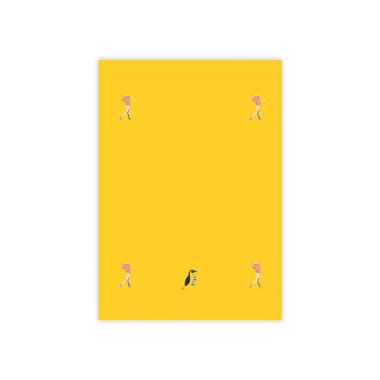 Post-it® Note Pads: Golf Yellow