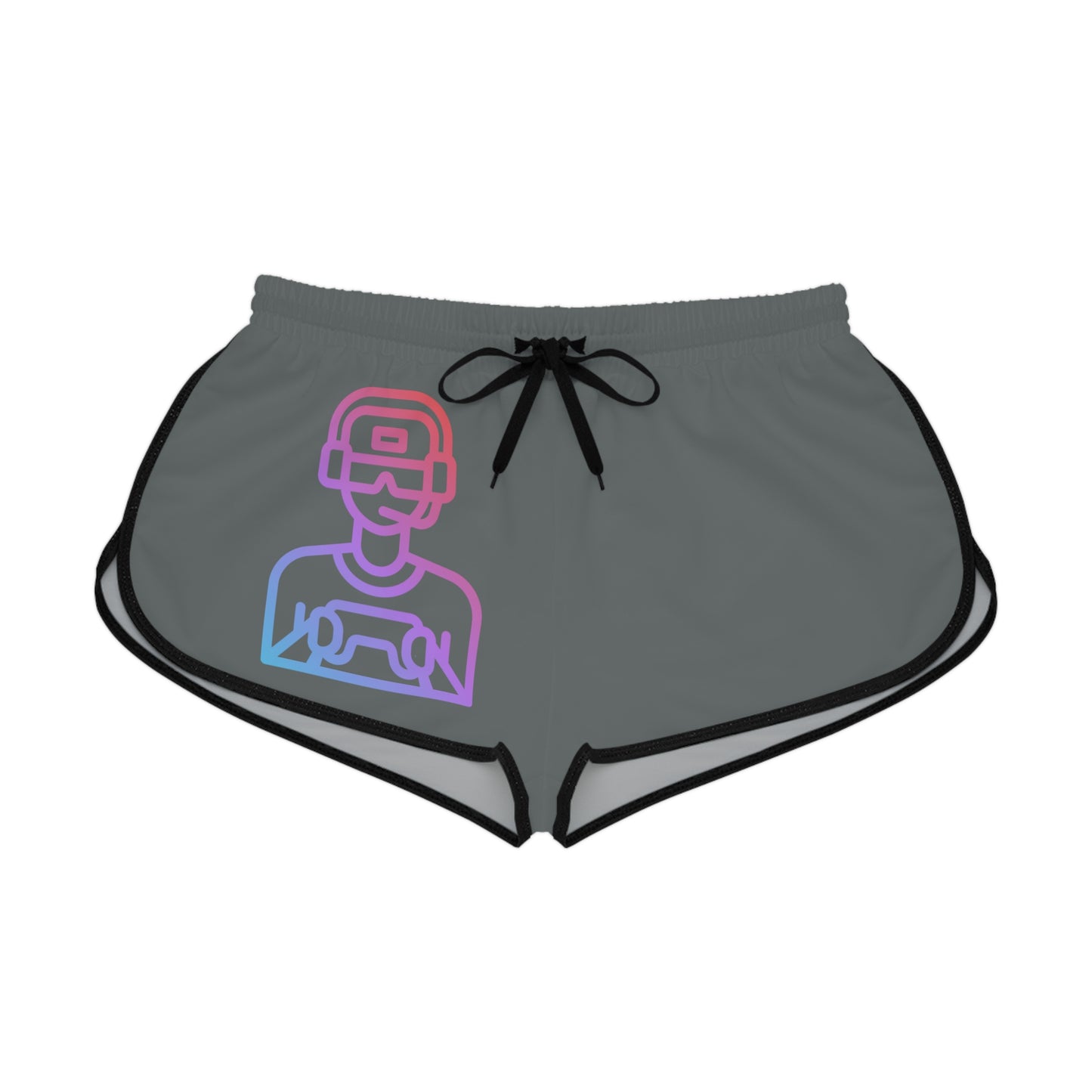 Women's Relaxed Shorts: Gaming Dark Grey