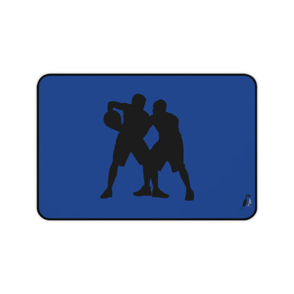 Desk Mat: Basketball Dark Blue