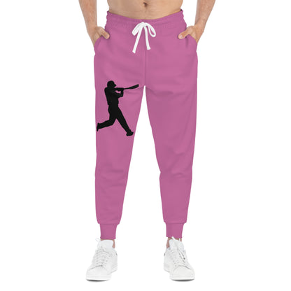 Athletic Joggers: Baseball Lite Pink