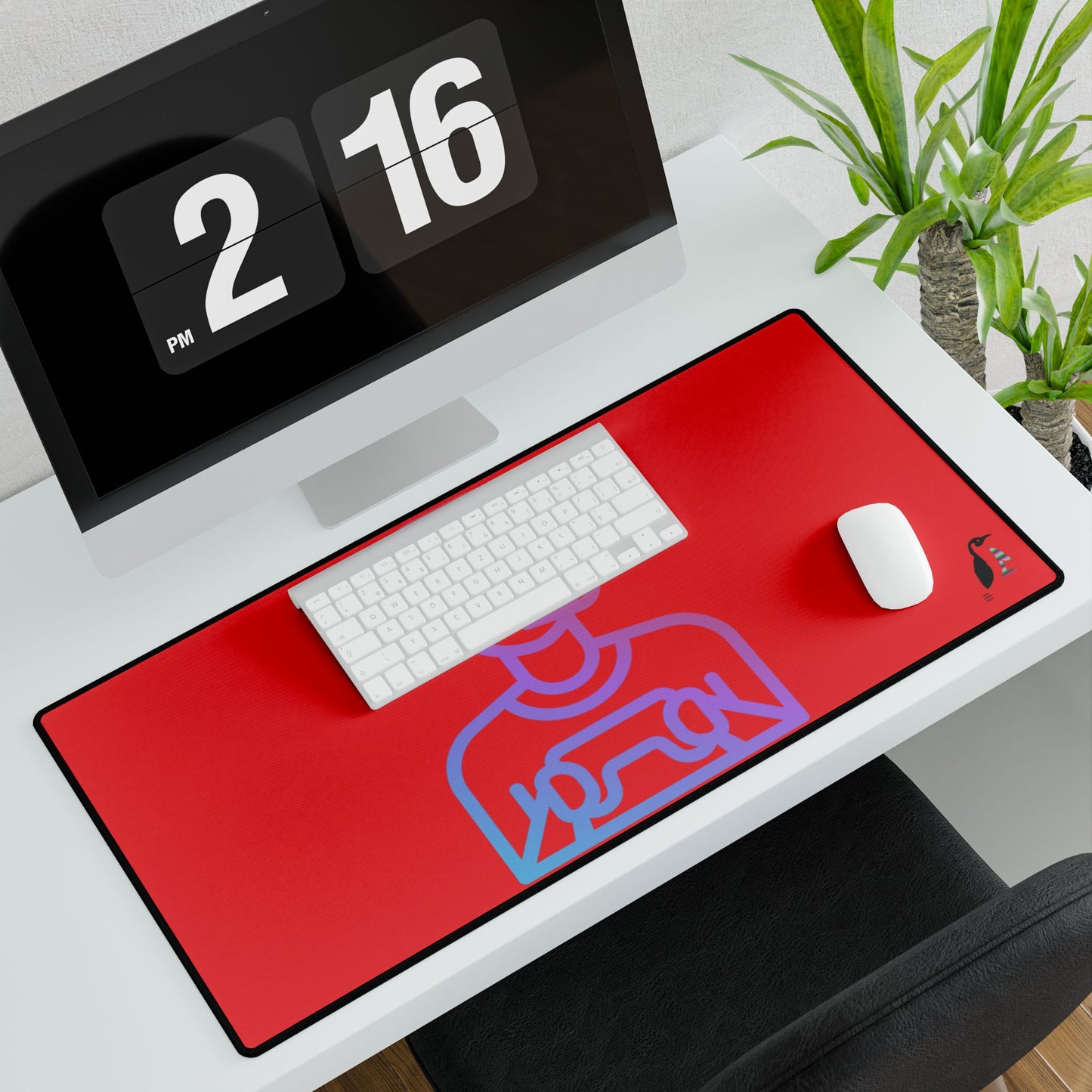 Desk Mats: Gaming Red