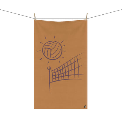 Kitchen Towel: Volleyball Lite Brown