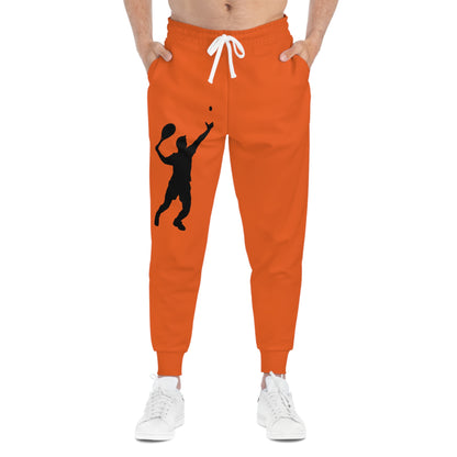 Athletic Joggers: Tennis Orange