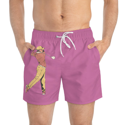 Swim Trunks: Golf Lite Pink