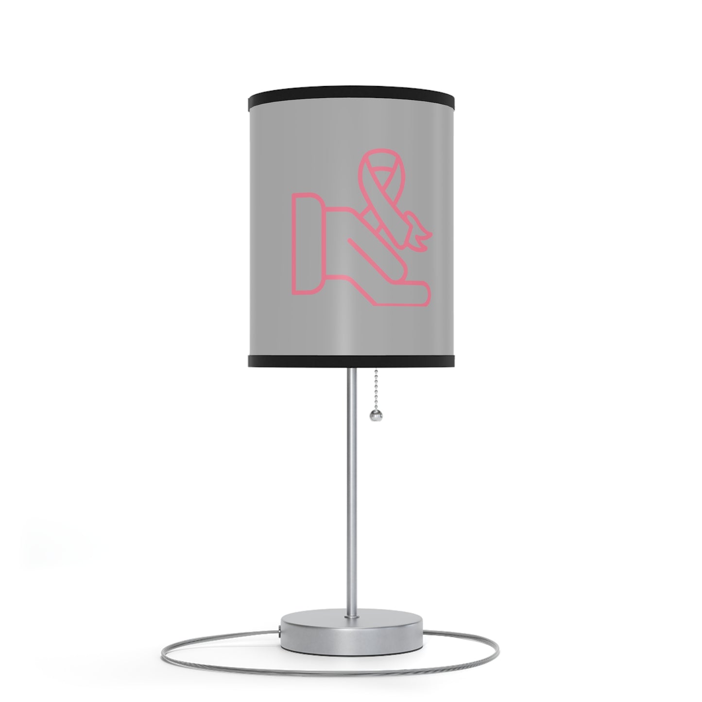 Lamp on a Stand, US|CA plug: Fight Cancer Lite Grey